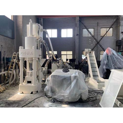 Hydraulic Iron Shavings Chips Blocks Making Machine