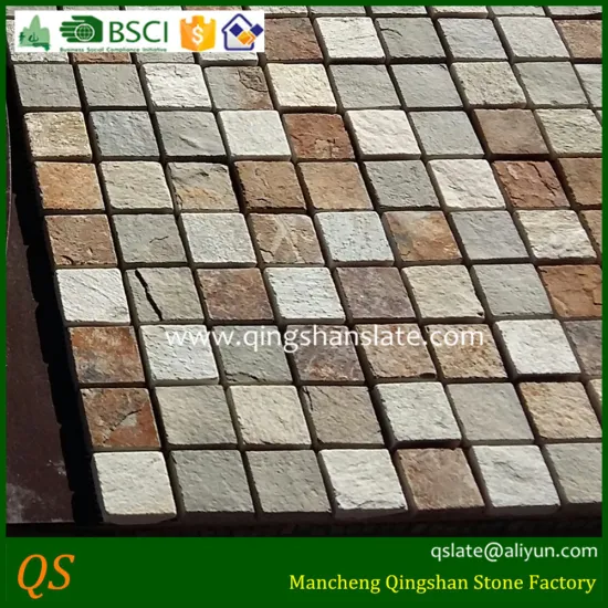 natural slate stone asian mosaic tiles