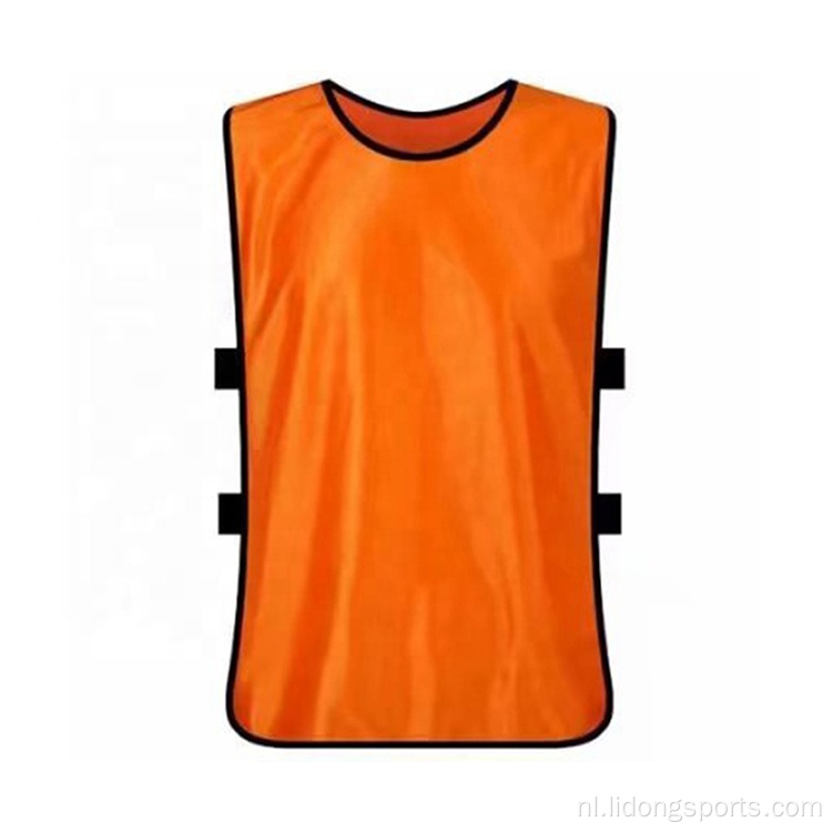 Pas afdruktraining Vest Bibs Soccer Bibs aan