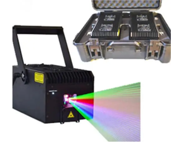 RGB 4000MW DIY Mini Outdoor Laser Light Animation Show Laser Projector