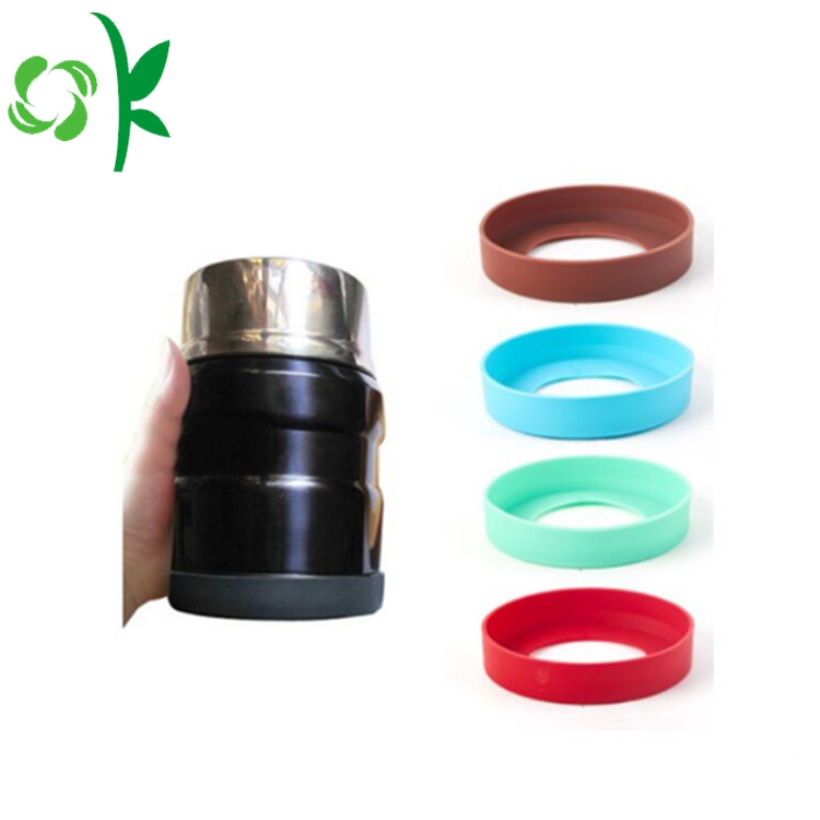 BPA Free Customized Silicone Bottom Sleeve for Bottle