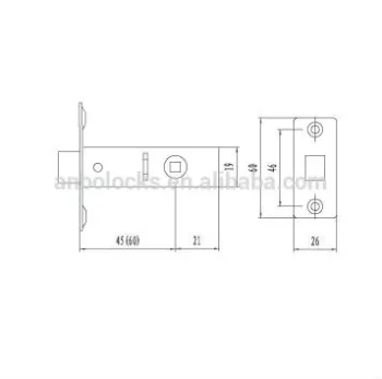 high quality European standard camera door lock