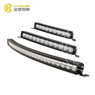 18" 23" 50" inch aluminum housing curve single row led light bar with mounting bracket