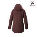 Parka funcional feminina com capuz