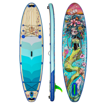 OEM ODM 3 Chamber Inflatable Stand-up Paddle Board with Cup Holder