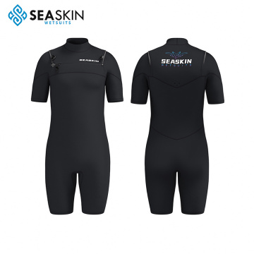 Seaskin Short Arm Short Bein 2mm vordere Reißverschluss -Menüan zum Surfen