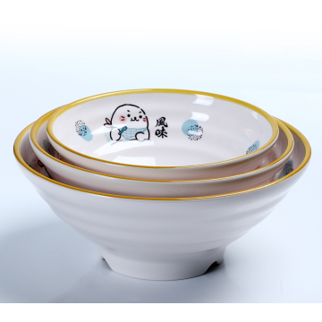 unbreakable melamine noodle bowl