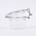 200 ml voedselcontainer helder huisdierglas plastic snoeppot met luchtdichte deksel voor opslag bijennoerbloemthee lege pot