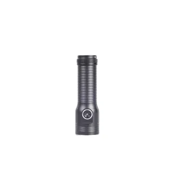 Aluminum LED Manual Mini High Power Rechargeable Flashlight
