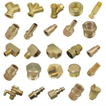 Brass fitting pipe fitting