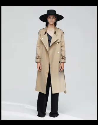 New Casual Women Long Trench Coat