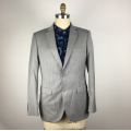 Custom business gray anti-wrinkle modern men's suit