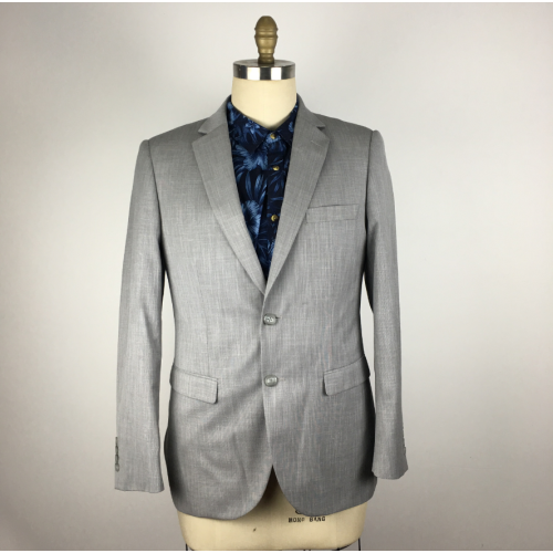 Custom Business Grey Anti-Wrinkes Modern Men's Suit