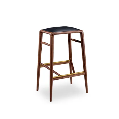 Ritz Wooden Tall Bar Stool