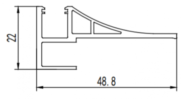 Customized lighting profiles aluminium extrusion mold