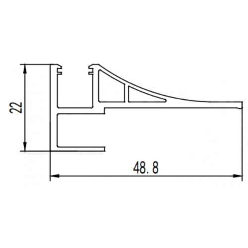 Customized lighting profiles aluminium extrusion mold