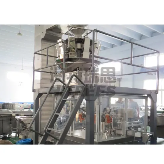 Food Grade Automatic Multi-Head Weighing Packing Machine for Fresh Fruit and Vegetable Salads