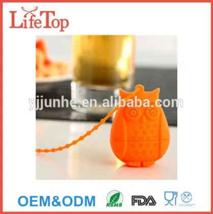 Cute Owl Designed SiliconeTea Steeper Tea Infuser