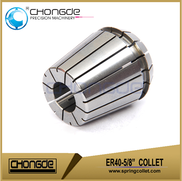 جودة عالية ER40-5 / 8 &quot;Collet Clamping Range 0.625&quot; -0.585 &quot;