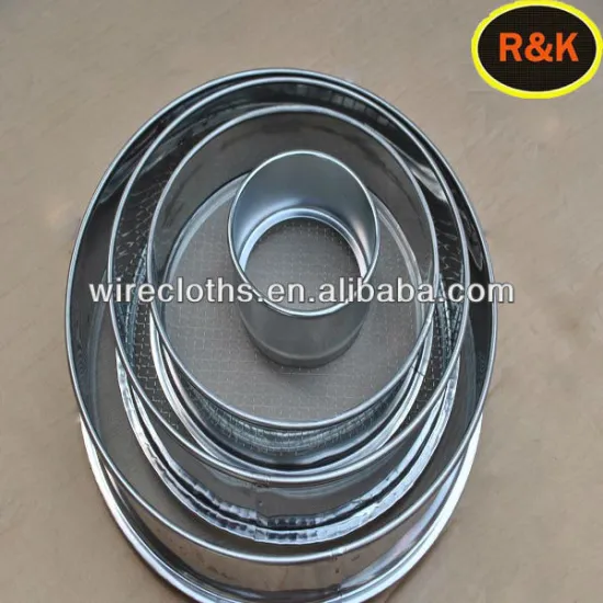 R&K small and large stainless steel flour sieve and grain strainer