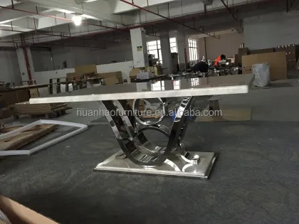 Imported Heavy-Duty Marble Top Dining Table DH-1401 - Top Design