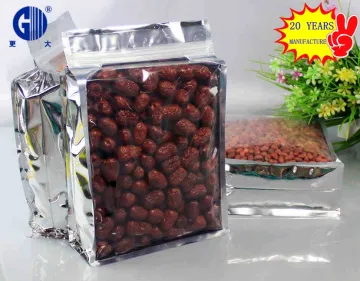 stand up zipper aluminum foil bag for food package