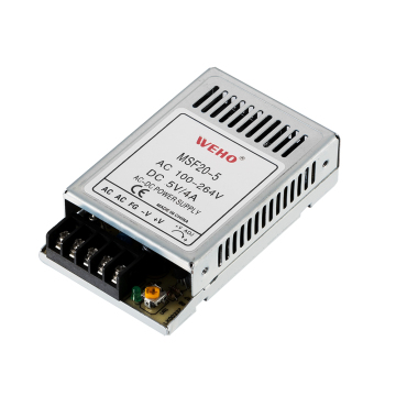MSF-20-12 20W 12V 2A AC to DC Single Output Industrial Power Supplies