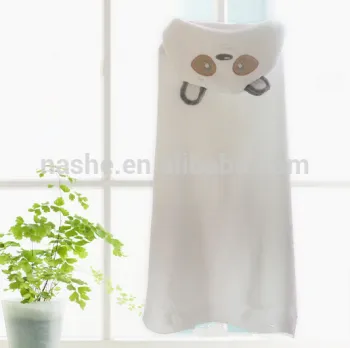 Hooded Fleece Embroidered Baby Blanket/super soft fleece baby blanket