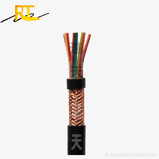 Flexible 0,75 mm2 1 mm multicore ZR-KVVRP Câble de commande KVVR