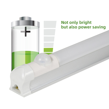 100LM/W 2ft 4ft 18W Induction LED Tube with Light Sensor for Parking Lot Floodlights