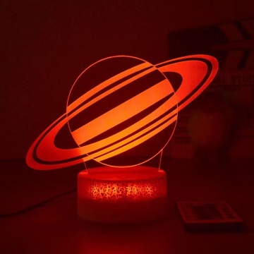 3D Printed Saturn Lamp: Enhancing Your Bedroom, Side Table, and Living Room Décor