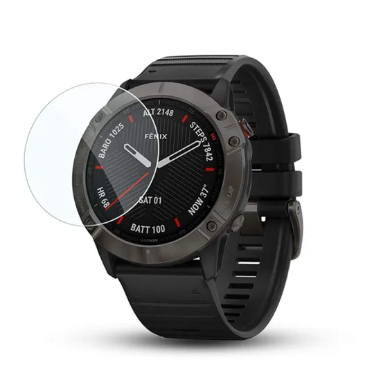 High Clear Tempered Glass Screen Protector for Garmin Fenix 6/6S/6X Pro/7/7S/7X Solar Edition