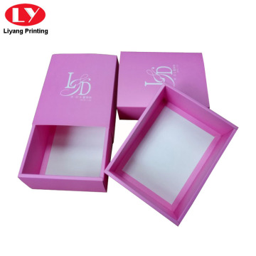 Pink Paper Gift Box Bra or Underwear Packaging