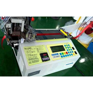 Automatic Grosgrain Ribbon Angle Cutter with Hot Knife