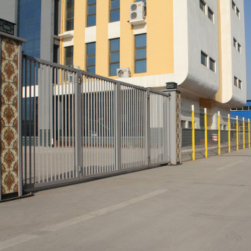 Puerta corrediza de automatización de aluminio industrial