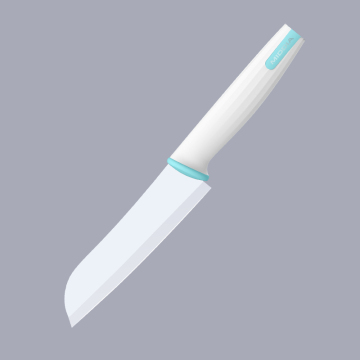 Middia 5 ιντσών Κεραμικό μαχαίρι Chef - Santoku Ιαπωνική κουζίνα μαχαίρι