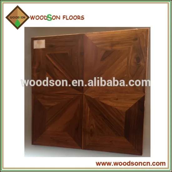 Wholesalers price Cross design Engineered Parquet Flooring