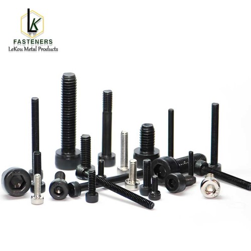 DIN912 высокатрывалыя шрубы класа 12.9 з унутраным шасціграннікам