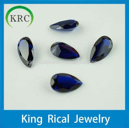 Customize 12*22mm Pear Cut 113# Blue Spinel Stones