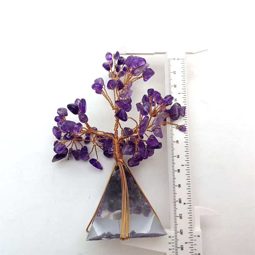 New Energy Crystal Hybrid Material Resin Pyramid