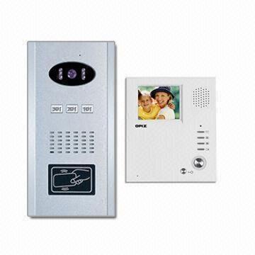 Video Intercom System for Apartments, with LED Power Indicator and 12 to 15V DC Working Voltage