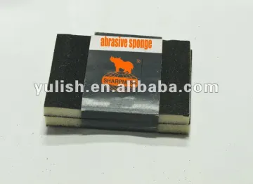 abrasive sponge block
