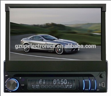 1 din 7 inch car dvd player car gps navigatioin with DVD/GPS/TV/Bluetooth
