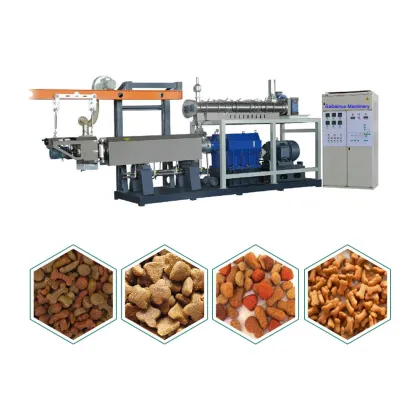 Twin Screw Extruder for Pet Food - Dog and Cat Food Making Machinery