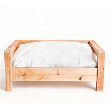 Cute and safe wooden cat bed