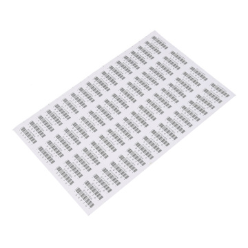 A4 sized white medical prescription barcode