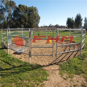 Ternak Kuda Paddock Metal Round Pen Pagar