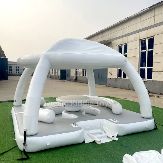 Sea Floating Platform Inflatable Shade Tent for Multi-person Water Leisure