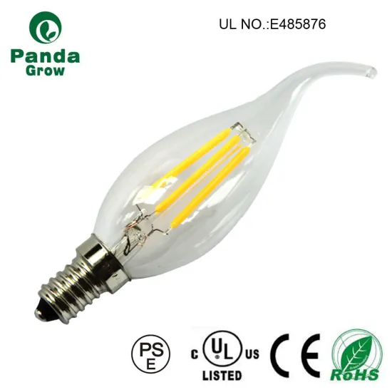 Dimmable decorative c35 b22 e27 e26 e14 e12 filament AC DC 12V led filament bulb