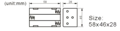 FBCB1153-1 battery holder